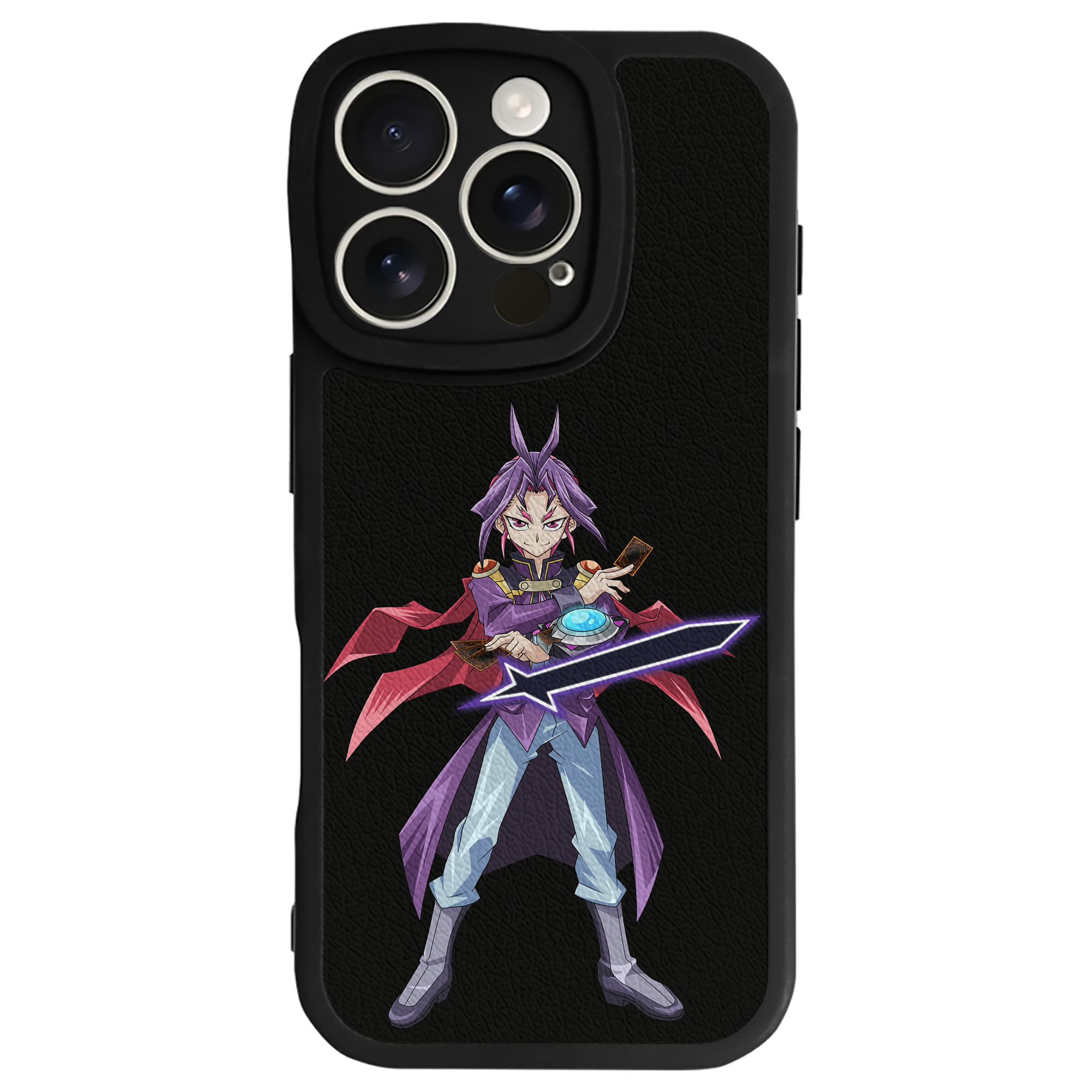 遊☆戯☆王 Yu-Gi-Oh! 【iPhone 16シリーズ対応】シリコンスマホケース（レザー調） 材質：シリコン